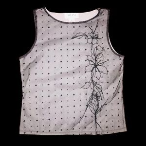 Alfani Sheer Layered Tank